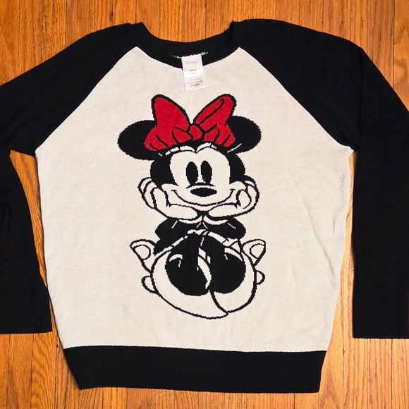 Minnie Mouse Lt Wt Sweater - Womens Medium - Picture 3 of 3